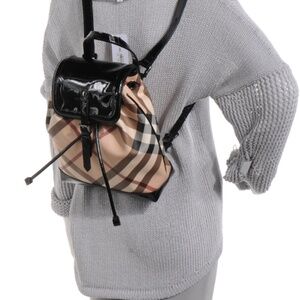 Authentic Burberry Nova Check Small Backpack
